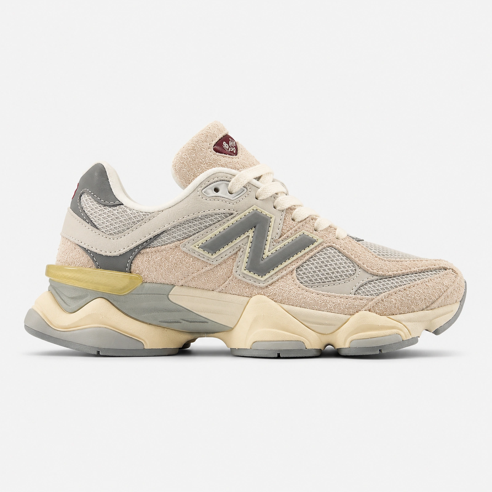 New Balance 9060 LNY patika u bež i sivoj boji – bočni prikaz