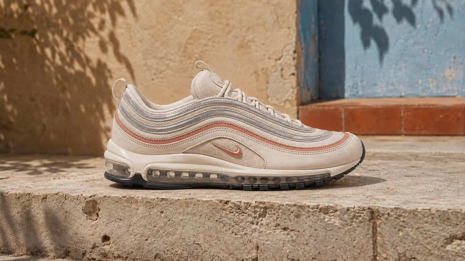 Nike Air Max 97 patike u krem i srebrnim tonovima