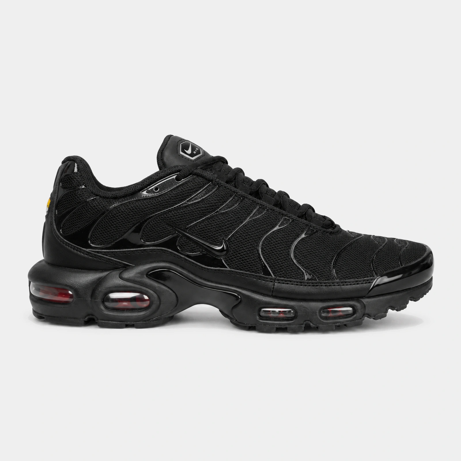 Nike Air Max TN 1 Plus crne muške patike – vanjski bočni prikaz