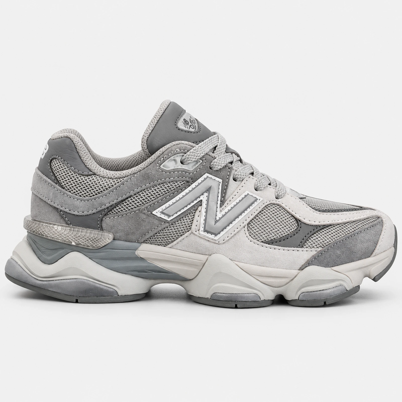 New Balance 9060 Shadow Grey sive patike – glavni 3/4 prikaz